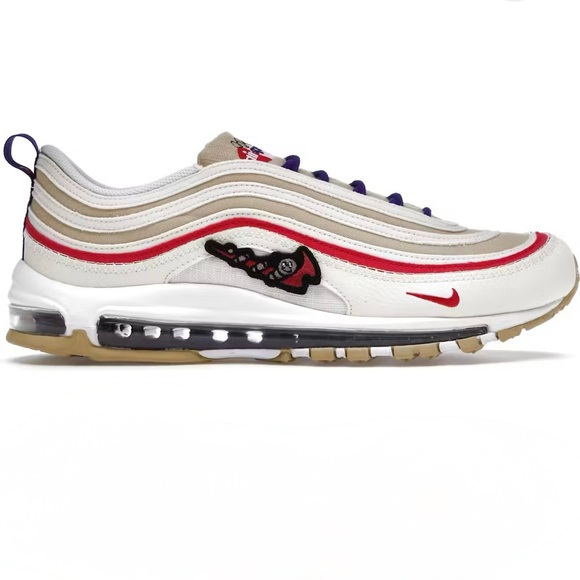 Nike Air Max 97 Air Sprung Red Tan Exclusive Sneakers Men 10 Women 11.5